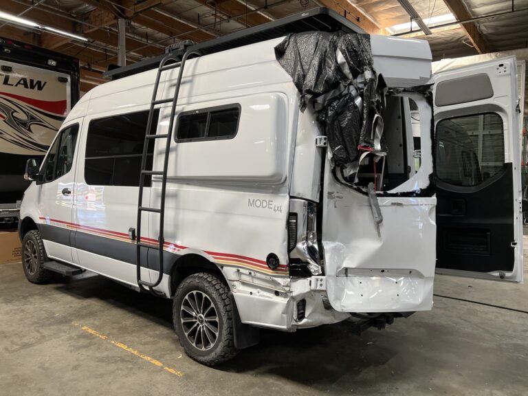 Camper Collision Repair Shop